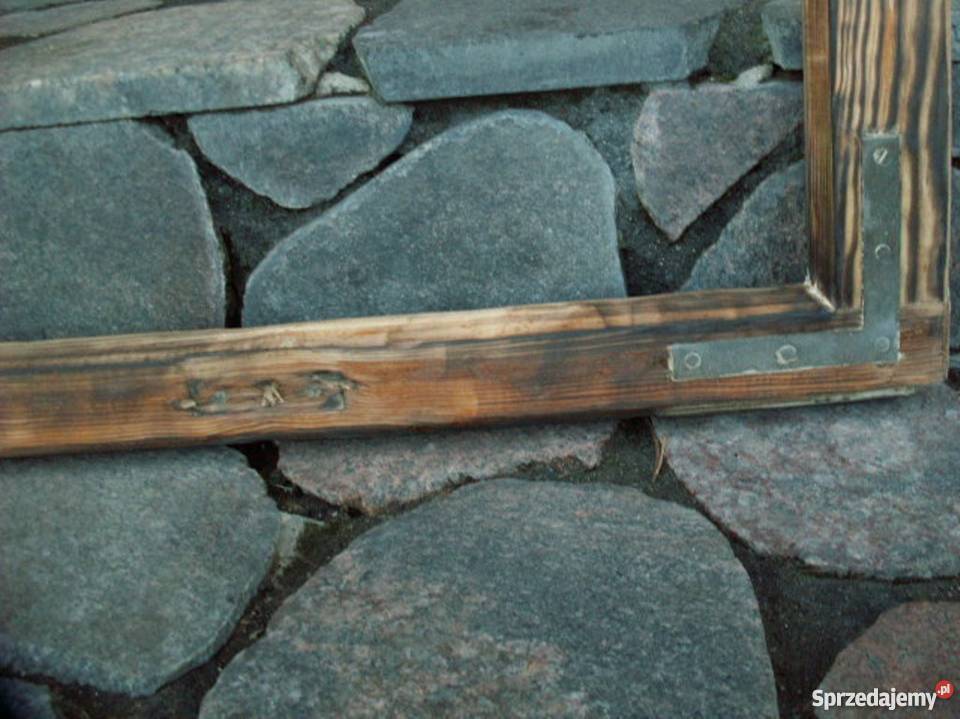 Rama okienna lustro aranżacja wnętrz 60x49