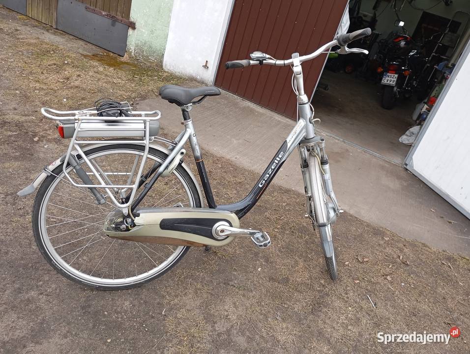 Rower elektryczny Gazella orange Sport i Wypoczynek warmińsko-mazurskie Wielbark