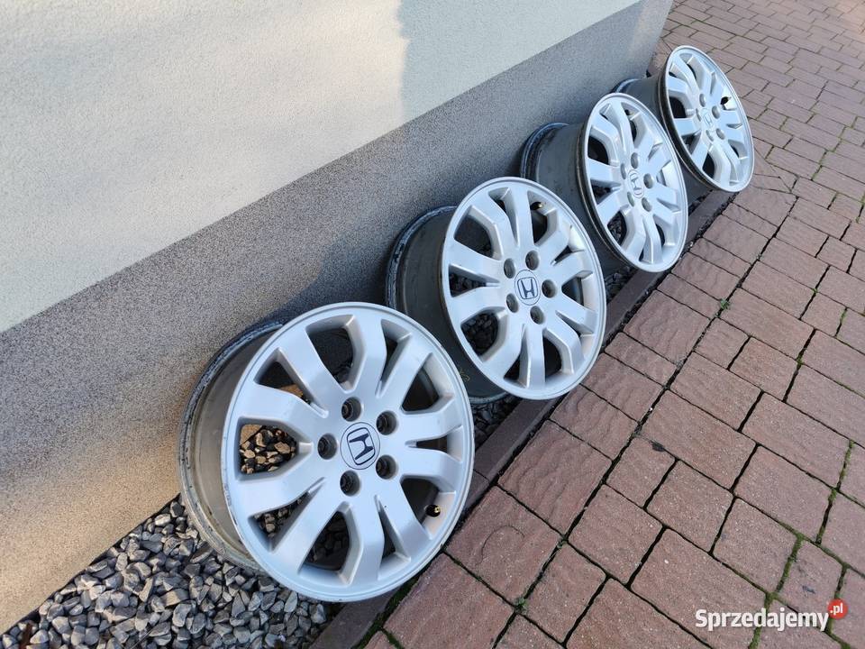 Oryginalne Felgi Aluminiowe 16 Honda CRV Średnica 16" Samochodowe Dziecinów sprzedam