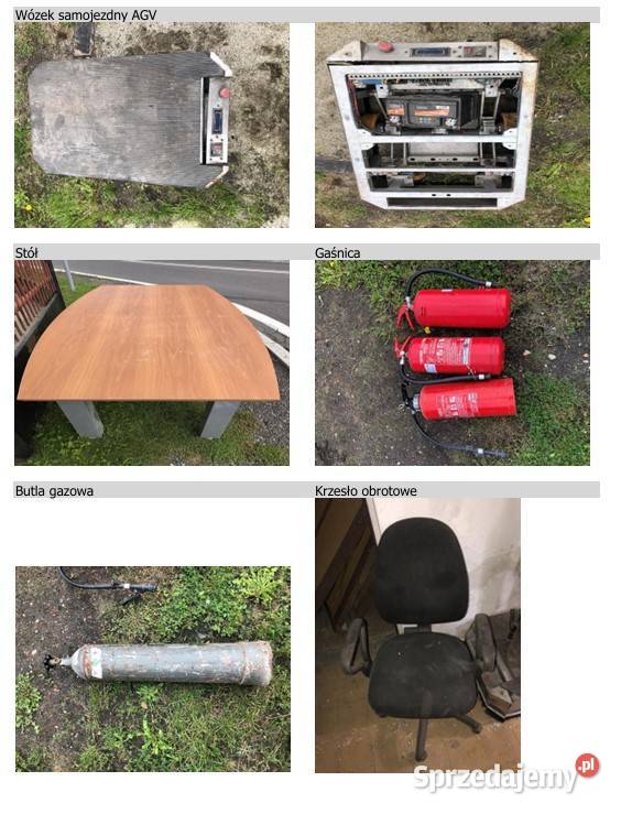 Sprzedaż ruchomości Gaszowice