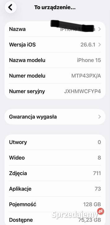 iPhone 15 NOWY mazowieckie Warszawa
