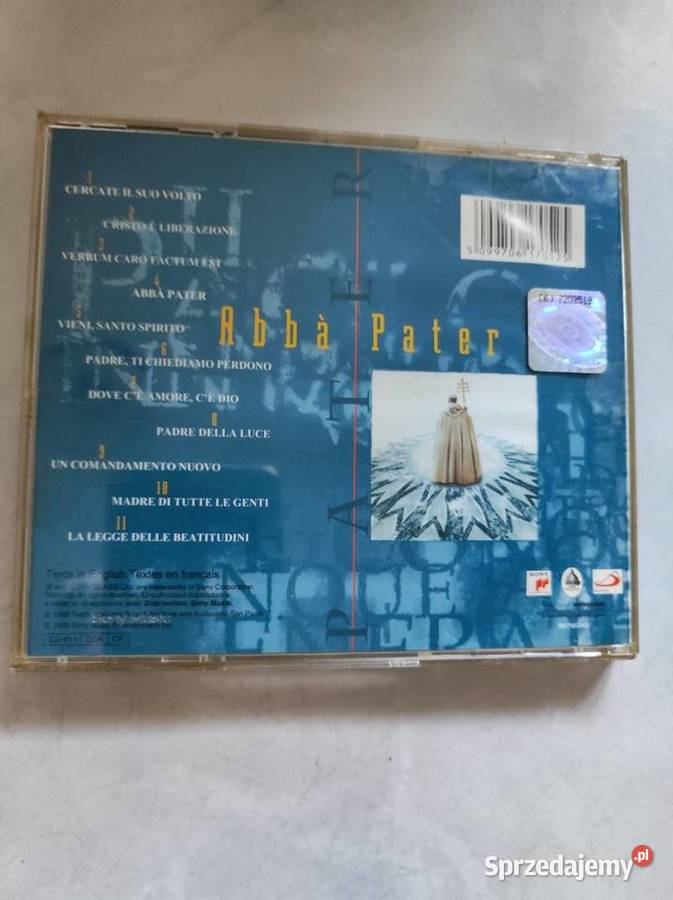 Abba Pater Jan Paweł II 1999 r Sony Music 1 świętokrzyskie Kielce