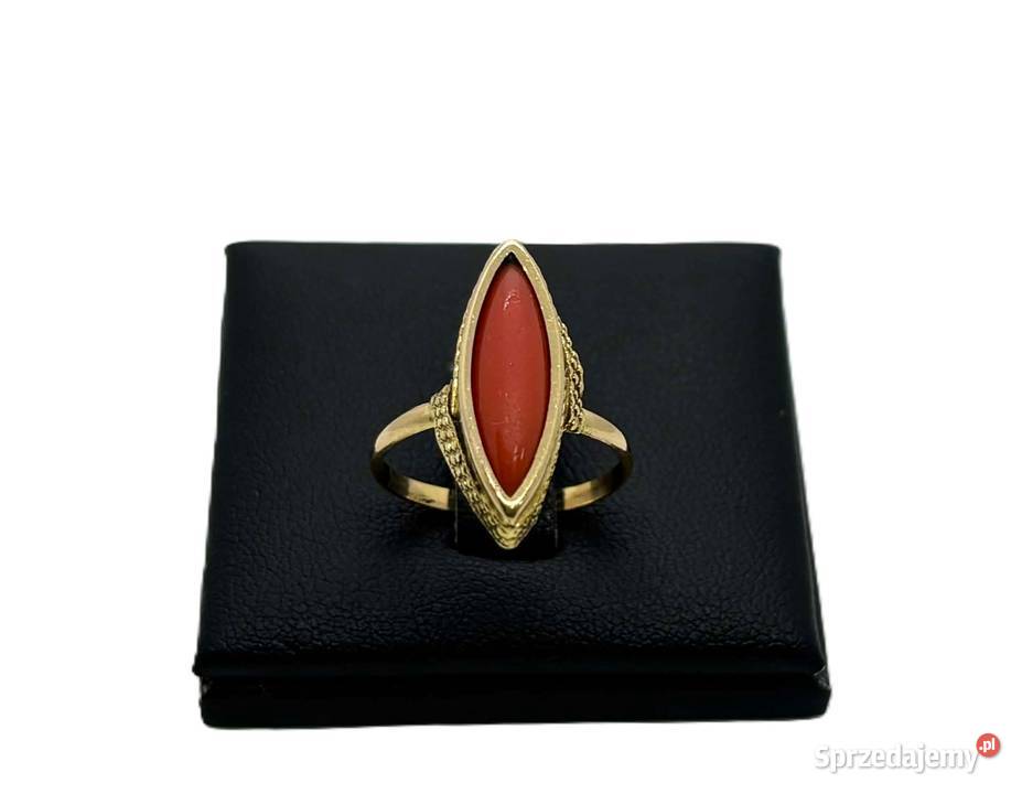 Złoty Pierścionek pr 585 314g R16 Elbląg