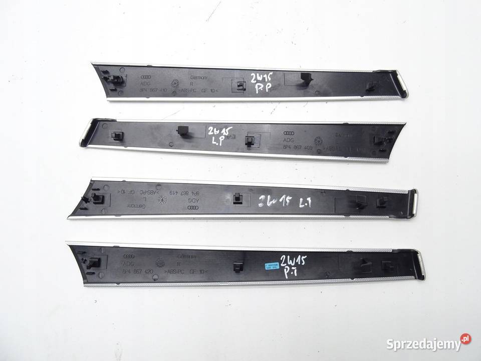 LISTWY DEKORY DRZWI AUDI A3 8P LIFT 5D SPORTBACK