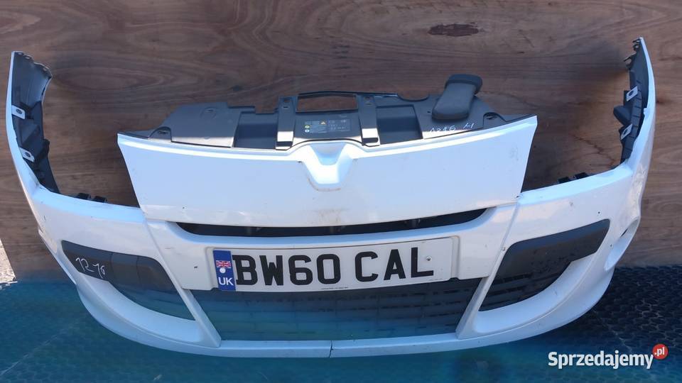 RENAULT MEGANE III CABRIO ZDERZAK PRZÓD OV369 Pasy przednie i tylne Zbierkowo