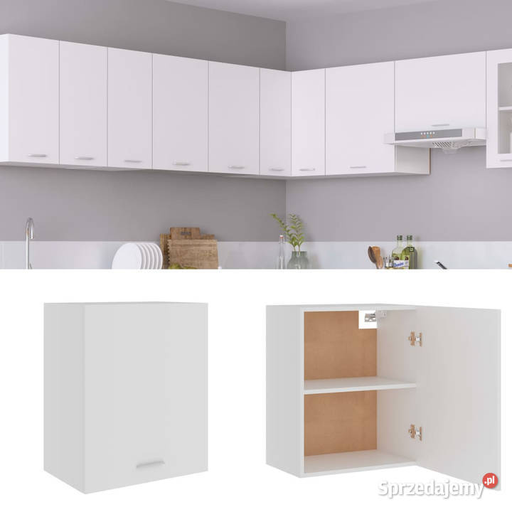 Szafka wisząca biała 50x31x60 materiał Warszawa