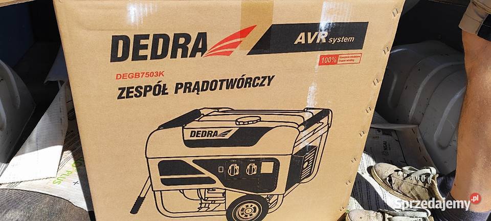 Nowy agregat prądotwórczy Dedra 6500W DEGB7503K Agregaty