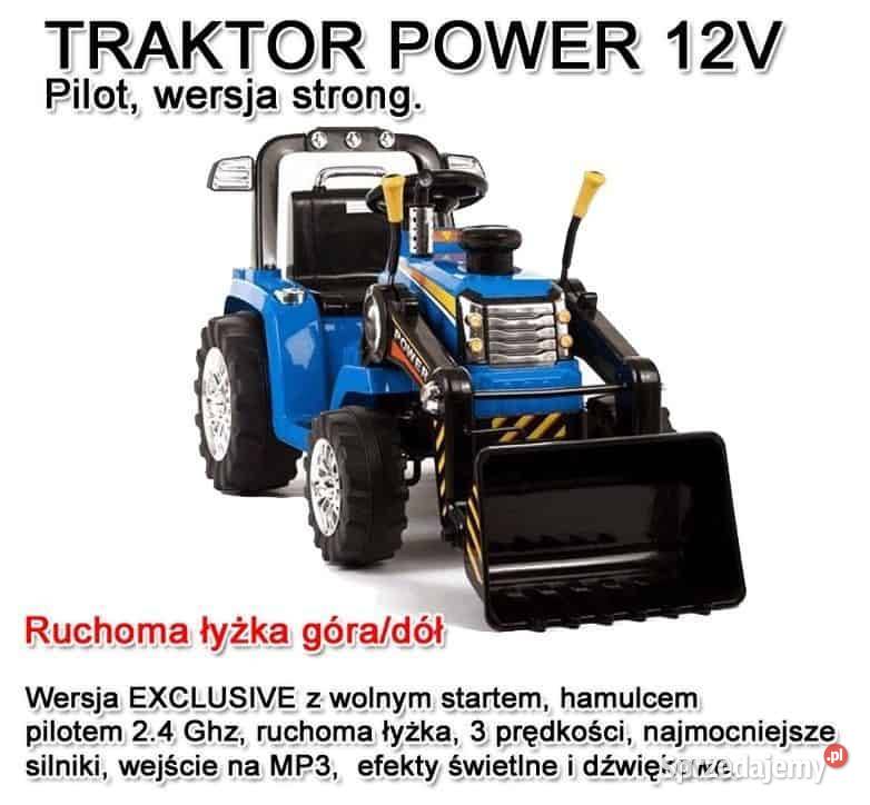NAJMOCNIEJSZY TRAKTOR Z ŁYŻKĄ I PILOTEM 12V 1005 Toruń
