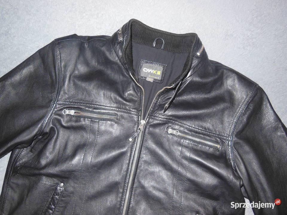 Kurtka Męska Skórzana Skóra