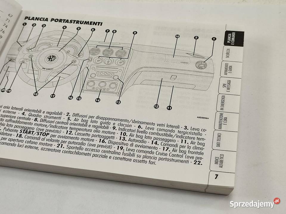 INSTRUKCJA OBSŁUGI ALFA ROMEO SPIDER 19932004