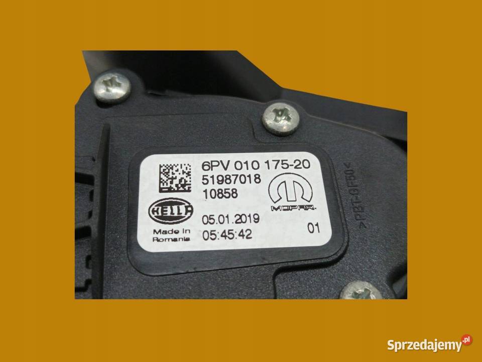 PEDAŁ POTENCJOMETR GAZU 51987018 Fiat Tipo II sprzedam