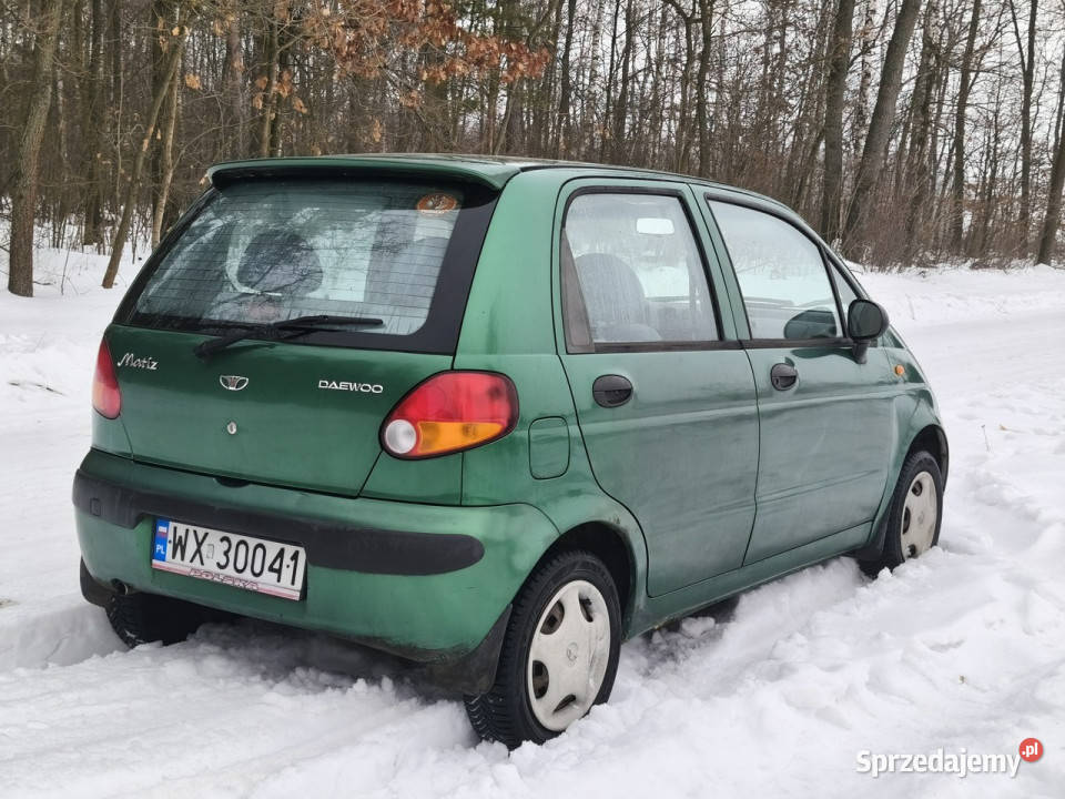 Daewoo Matiz 2000r Wersja JOY Wspomaganie El zielony Warszawa