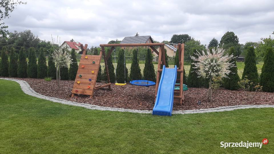 Drewniany Plac Zabaw do Ogrodu OLAF Ślizg Wrocław