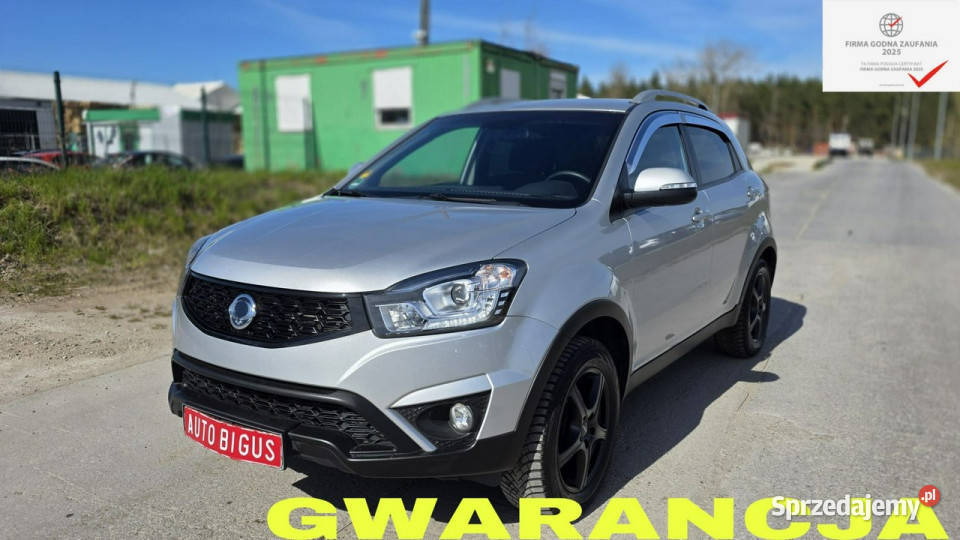 SsangYong Korando automat ledy duza navi camera Lębork sprzedam