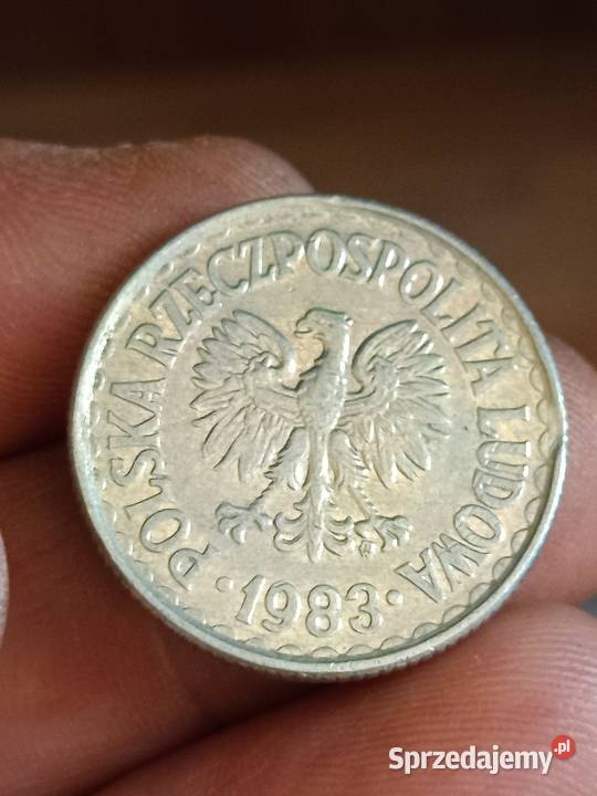 Sprzedam monete 1 zloty 1983 odkroj blach vvv Chełm