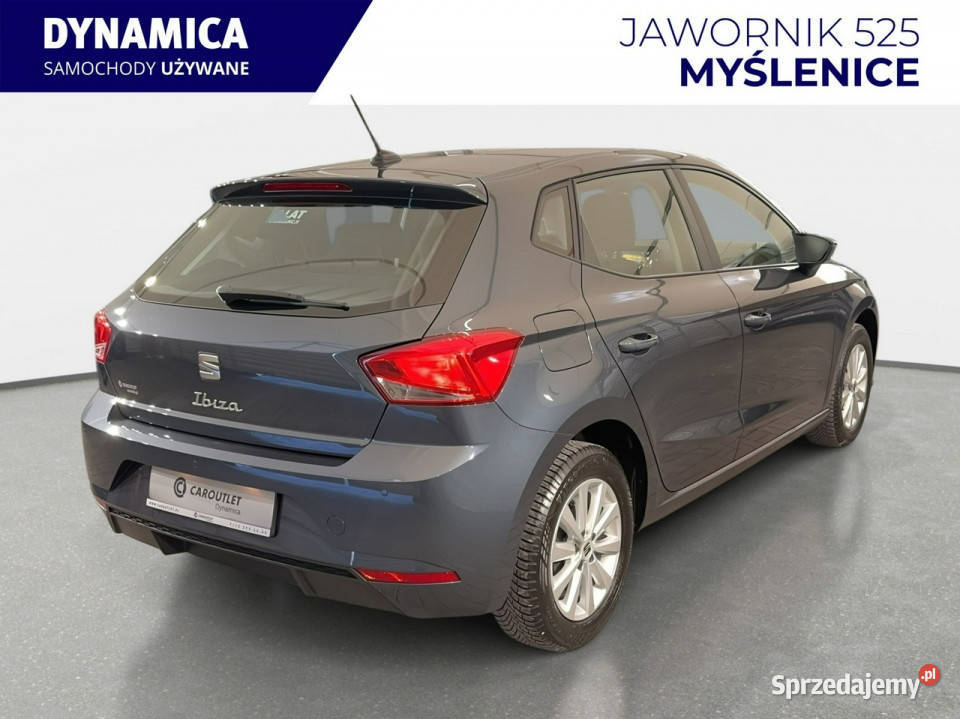 Seat Ibiza VAT 23 Style 10TSI 95 M5 2022 r salon czujnik parkowania Myślenice