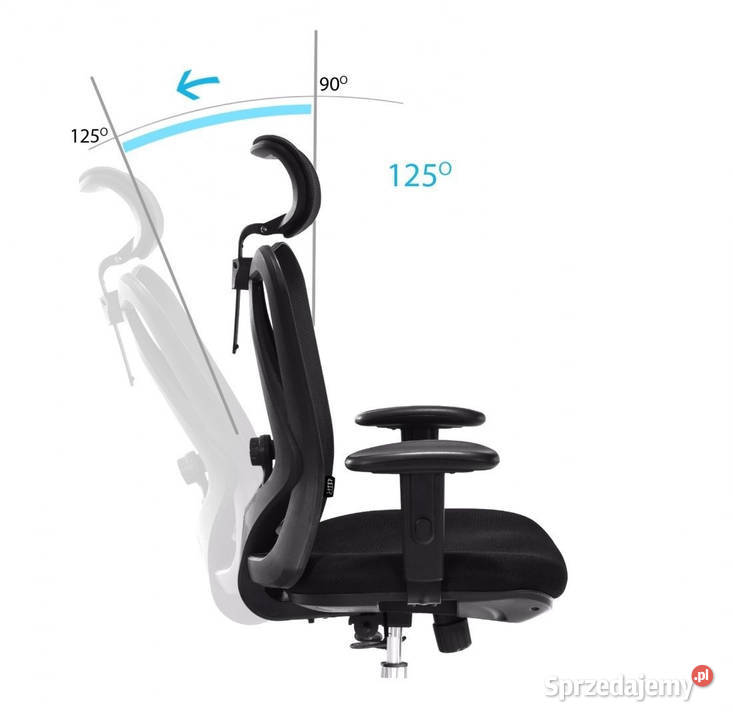 Fotel ergonomiczny ANGEL biurowy obrotowy eurOpa Jarosław