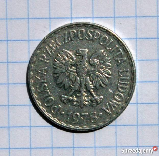 1 ZŁOTY 1978 POLSKA Piszczac