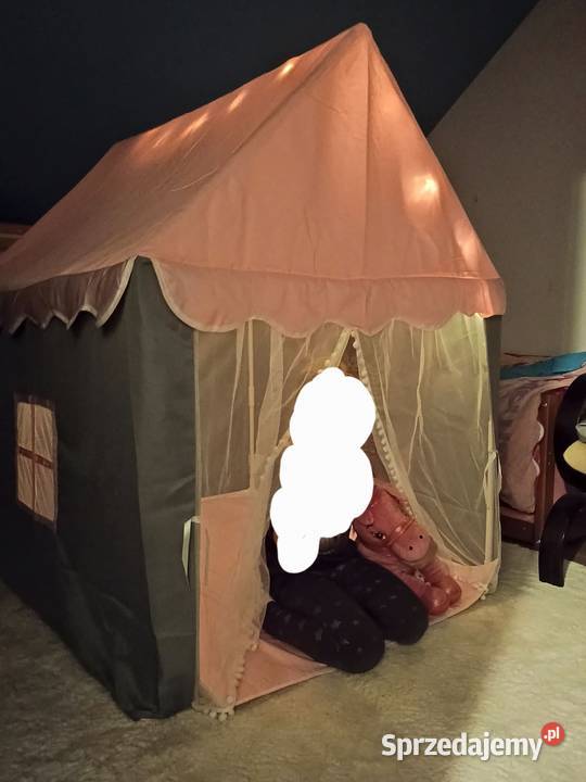 Domek dzieci z ramą z PCV z bawełnianą matą Łańcut