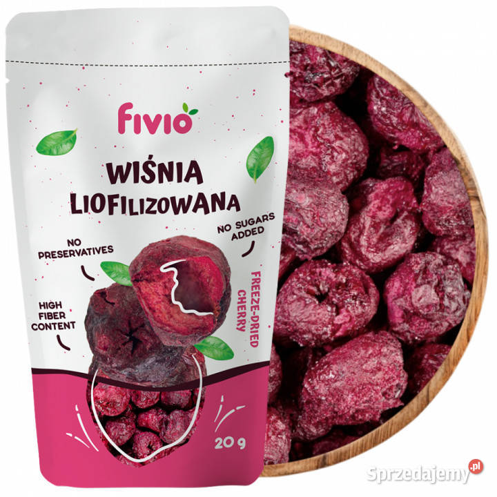 Wiśnia liofilizowana 20g Brzozów