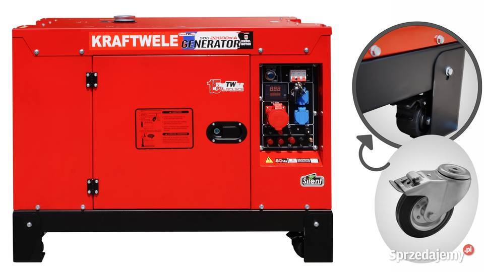 AGREGAT GENERATOR PRĄDOTWÓRCZY 22 KVA DIESEL 400