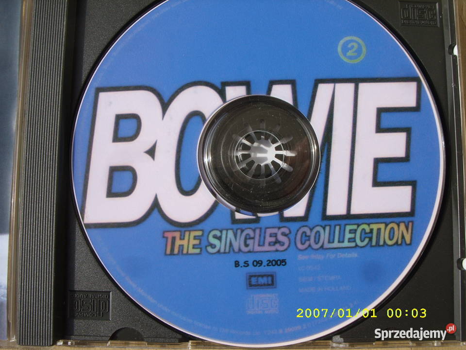 ROCK CD BOWIESINGLES COLLECTION 2 CD Płyty i kasety dolnośląskie Wołów