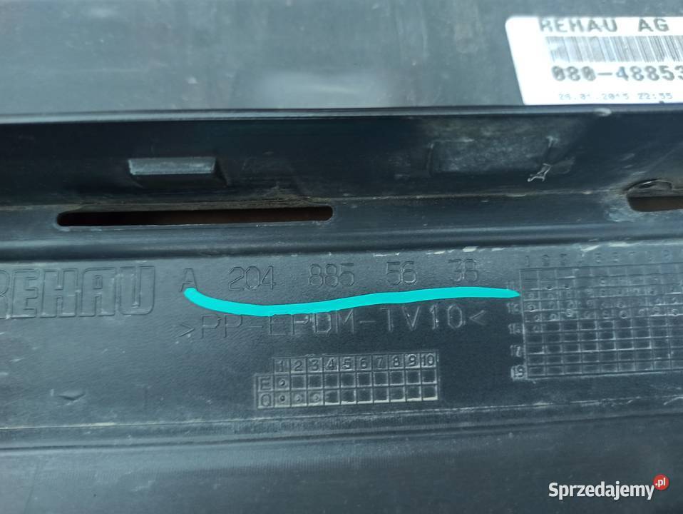 MERCEDES GLK X204 LIFT ZDERZAK TYŁ TYLNY PDC Bieleń