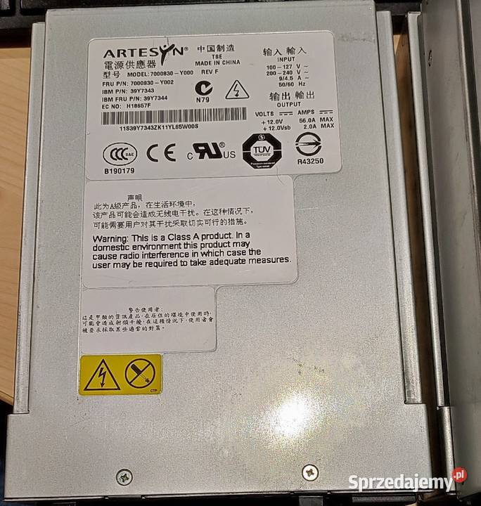 Zasilacz ARTESYN 7000830Y000 Pruszków