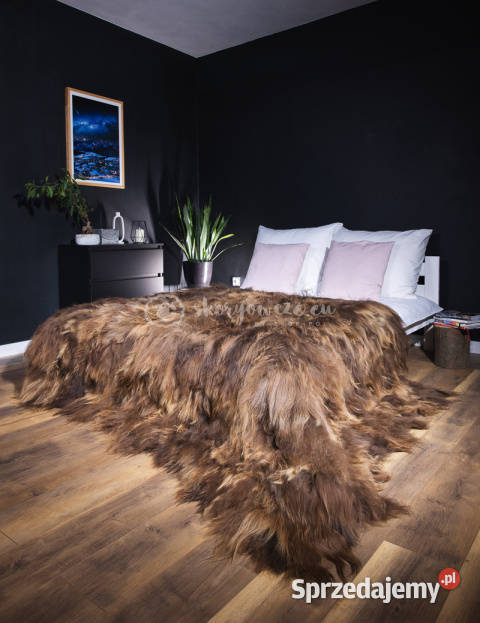 Narzuta ze skóry owczej islandzkiej ruda 180x200 Szaflary