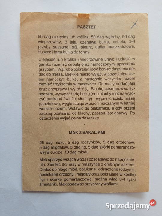 Kartka z kalendarza 67 październik 1990r Pozostałe