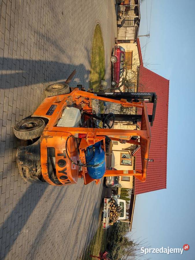 Wózek widłowy Toyota 1500 udźwigu gaz gaz Sośno sprzedam