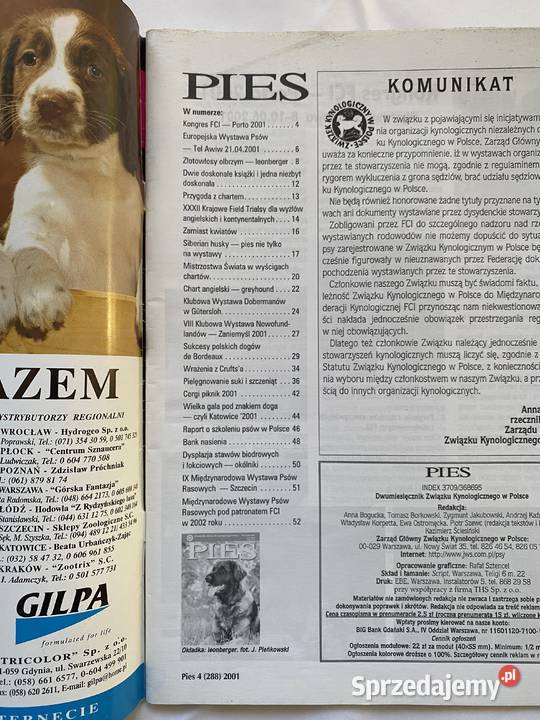 PIESdwumiesiecznik zwiazku kynologicznego Lublin