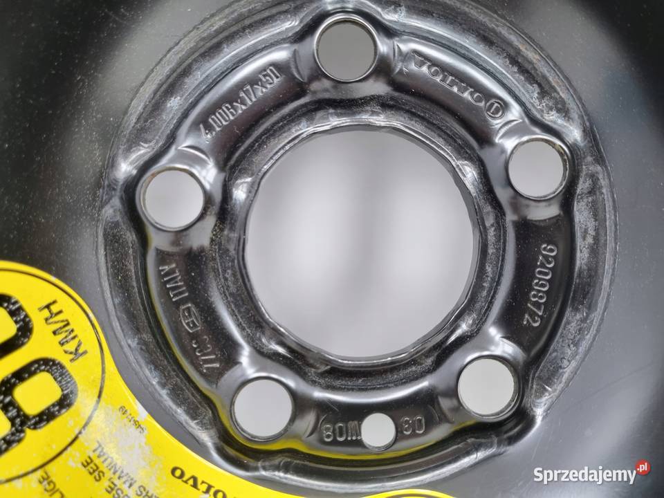 KOŁO DOJAZDOWE 12580 R17 9209872 5x108 Samochodowe Chełm