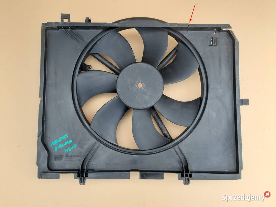 MERCEDES EKLASA W210 WENTYLATOR CHŁODNICY Ogrzewanie, wentylacja i klimatyzacja