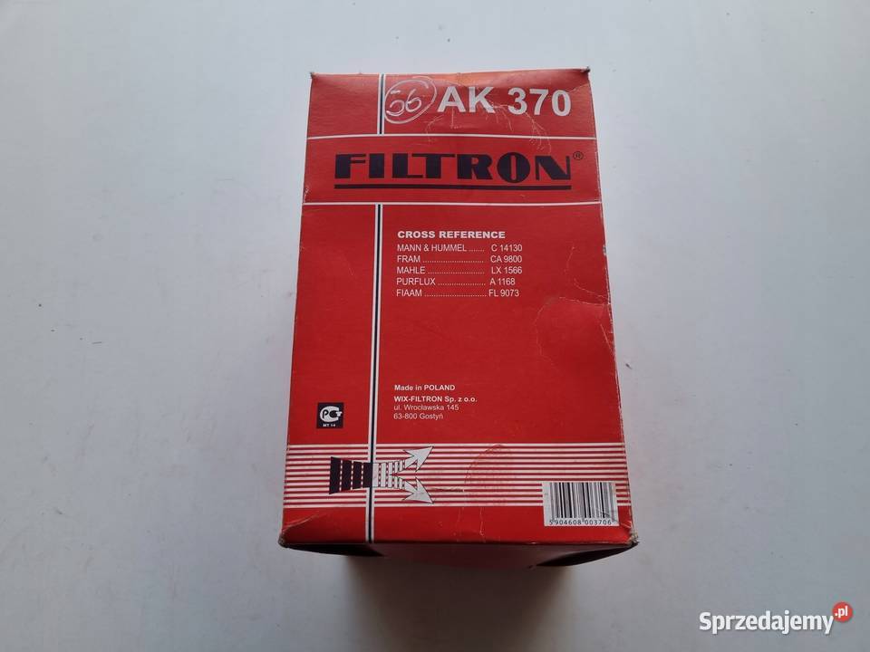 Mazda Xedos Toyota Corolla FILTR POWIETRZA AP160 Powietrza Rudka