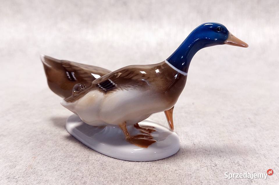 ROSENTHAL FIGURKA KACZKI KARL HIMMELSTOSS Porcelana i szkło pomorskie Gdańsk