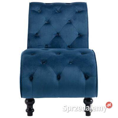 vidaXL Szezlong niebieski tapicerowany Warszawa