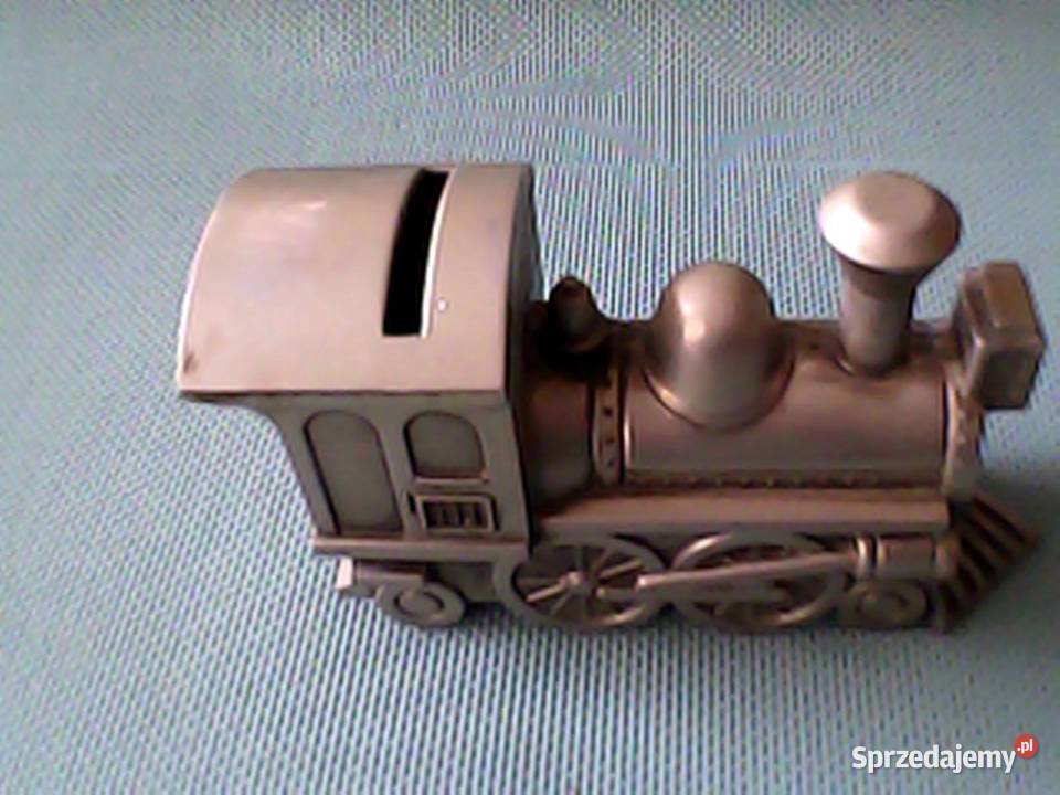 Skarbonka kolekcionerska srebrna metalowa Warszawa