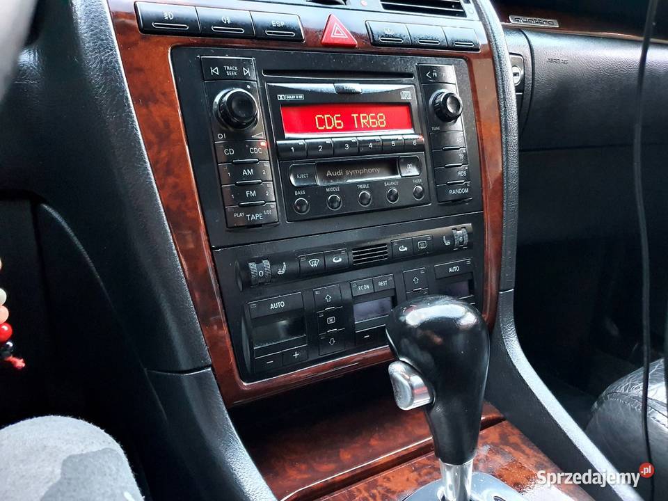Audi A8 1999r FL 42 V8 benz LPG w przedlifta automatyczna podkarpackie Rzeszów