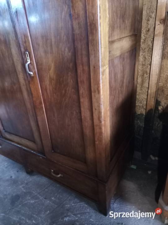 Szafa Secesja kompletna 3 drzwi Drewno Szafy i garderoby Kozy