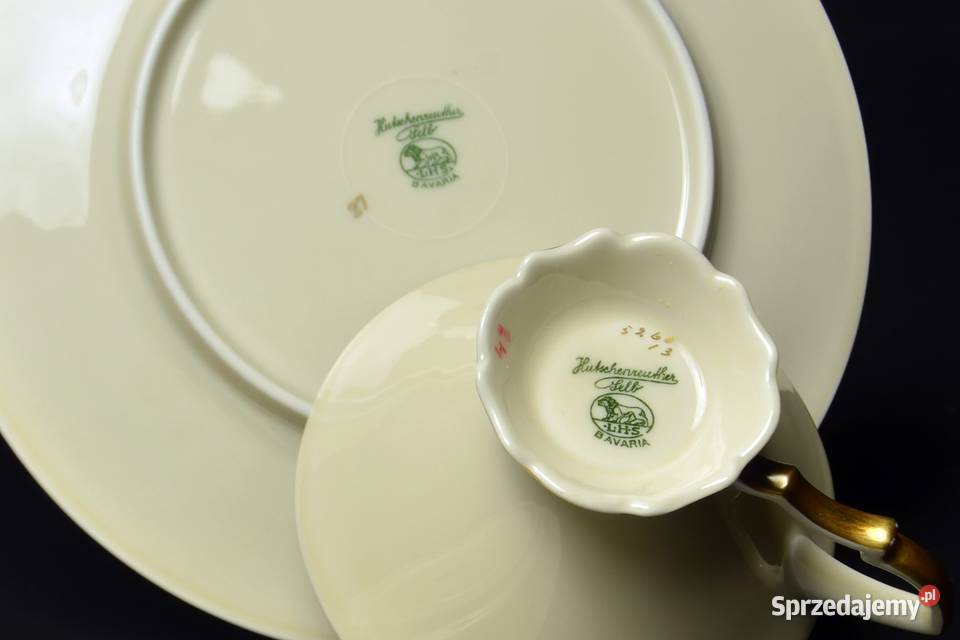 Wykwintne Wiekowe Trio Hutschenreuther Bavaria Legnica