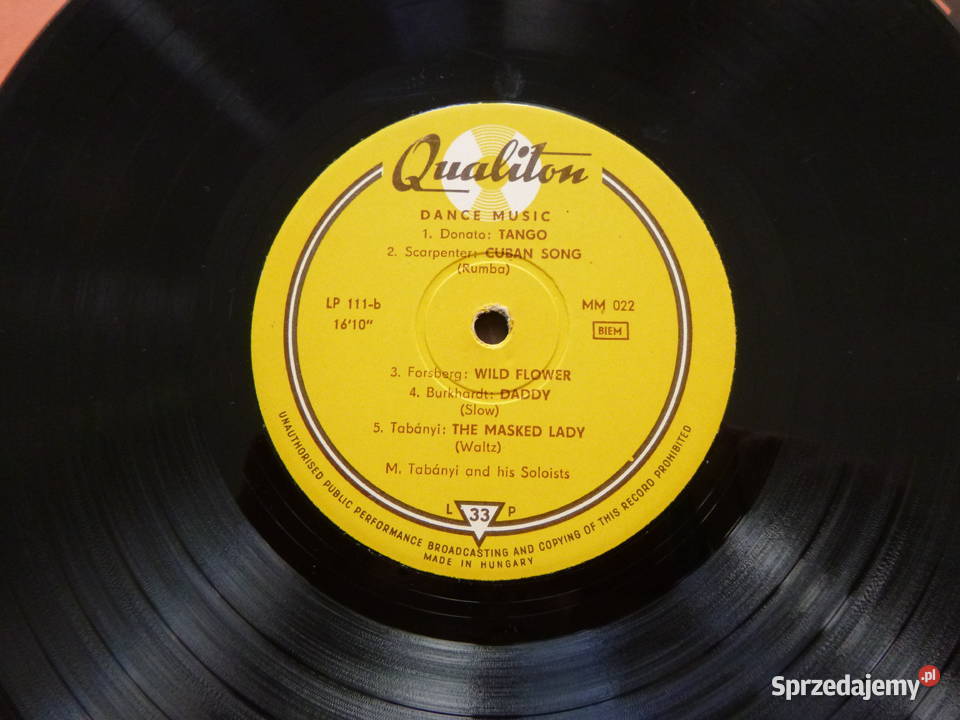 Płyta winylowa EP Węgierska muzyka taneczna mazowieckie Warszawa