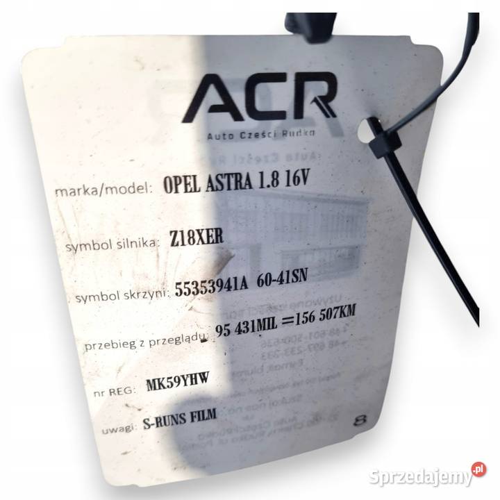 SKRZYNIA BIEGÓW 55353941A Opel Vectra C Signum osobowe Chełm sprzedam