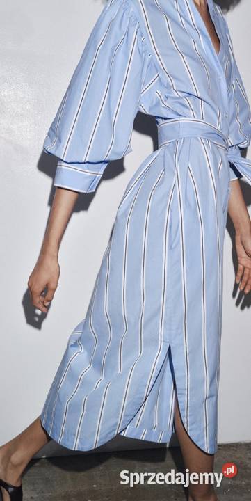 Sukienka midi Zara XL Paski Warszawa