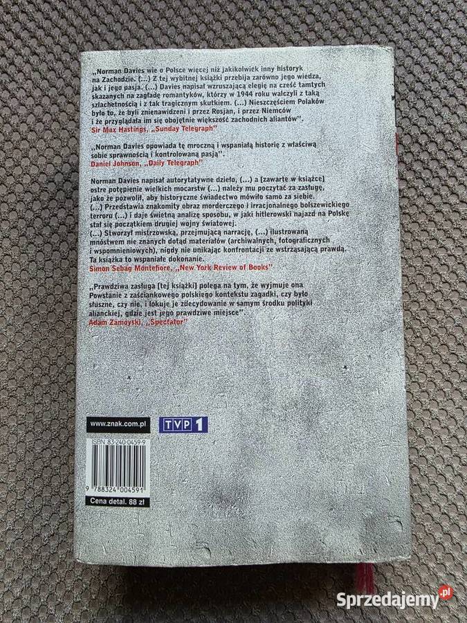 pierwsze wydanie Powstanie 44 Norman Davies Kraków