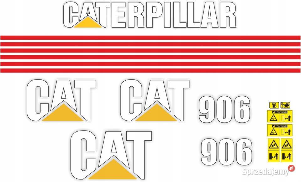 NAKLEJKI NA MASZYNĘ CAT 902 906 908 CATERPILLAR kujawsko-pomorskie Nakło nad Notecią