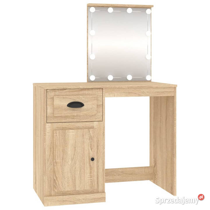 Toaletka z LED dąb sonoma 90x50x1325 WM816771 sprzedam