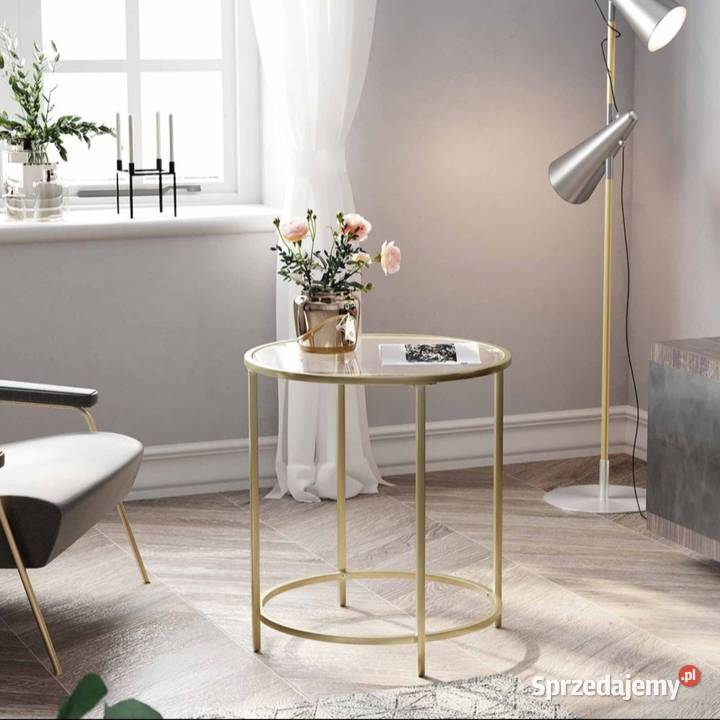 Stolik Songmics LGT20G okrągły 50 x 50 x 55 Ryki