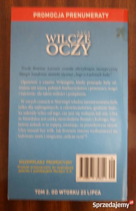 Trude Braenne Larsen Saga Wicze oczy Niewolnica Rok wydania 2013 Parczew