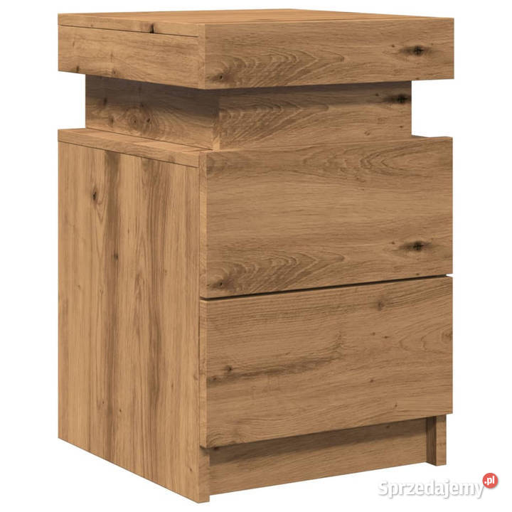 Szafka nocna z LED dąb artisian 35x39x55 Warszawa